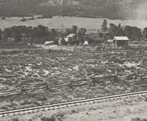 The north pastures of the Hutchinson Ranch before irrigation, c1870